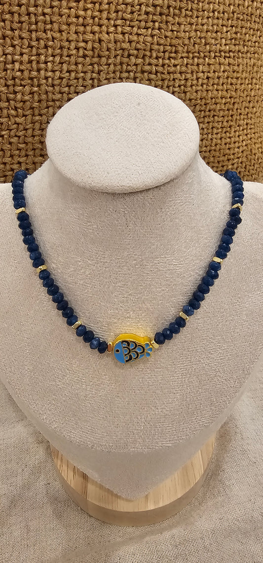 Lapis Lazuli & Fish