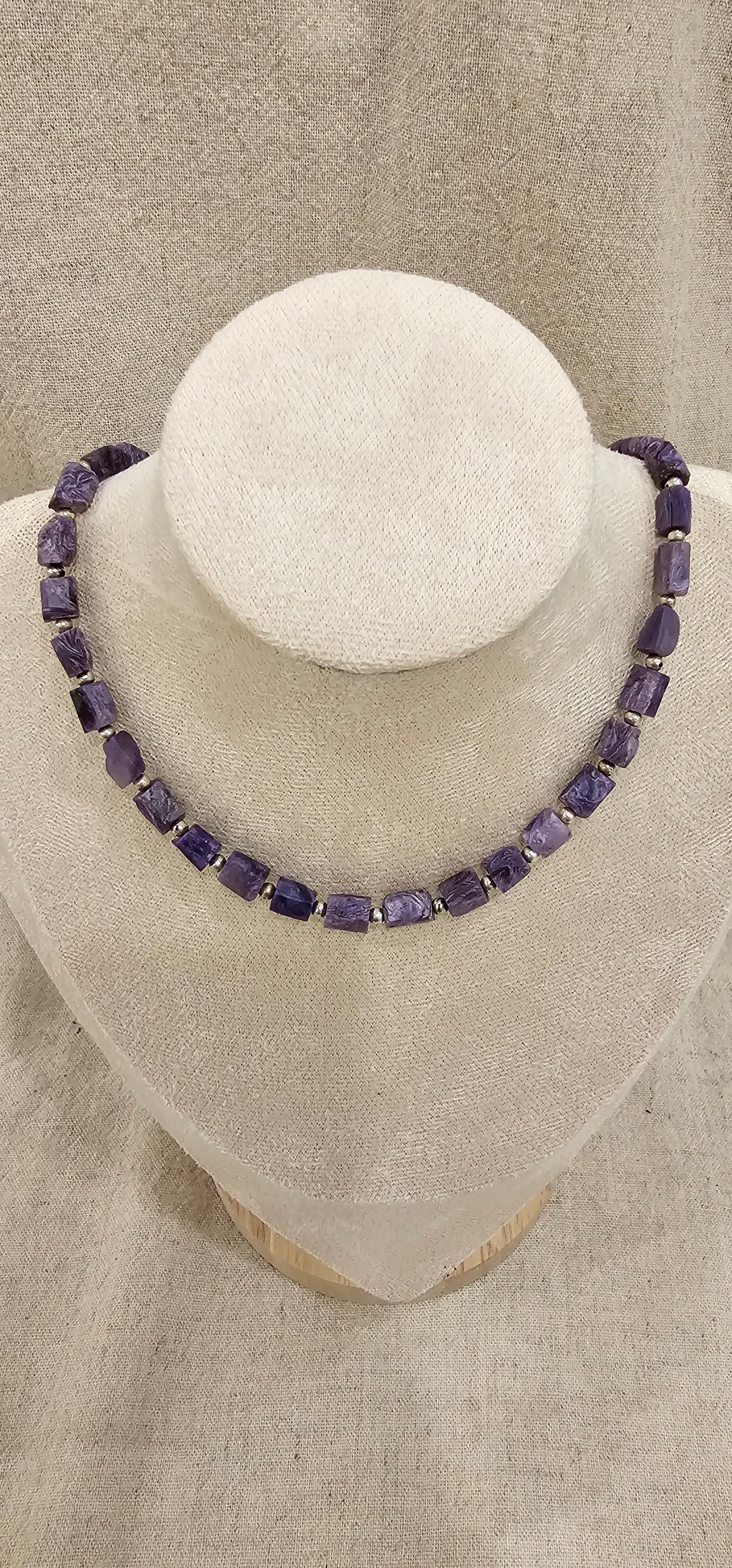 Emerald / Amethyst - Necklace