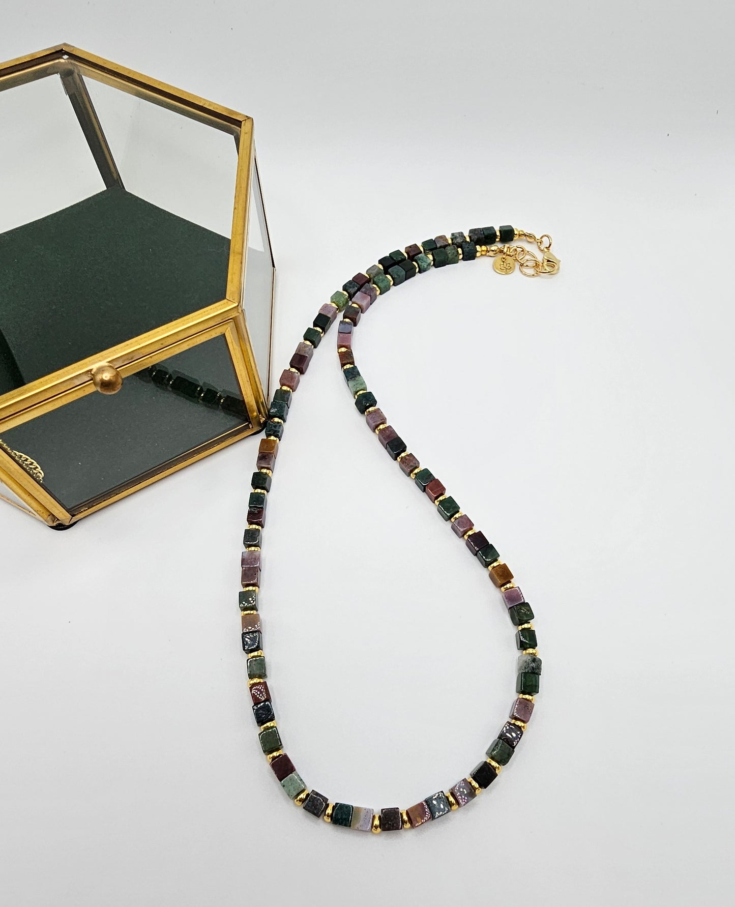 Square Agate necklace