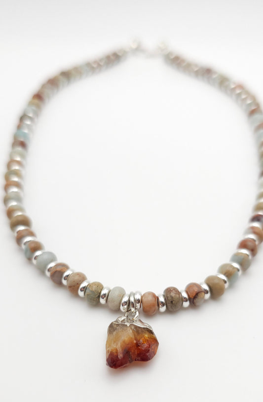 Brown Agate Necklace