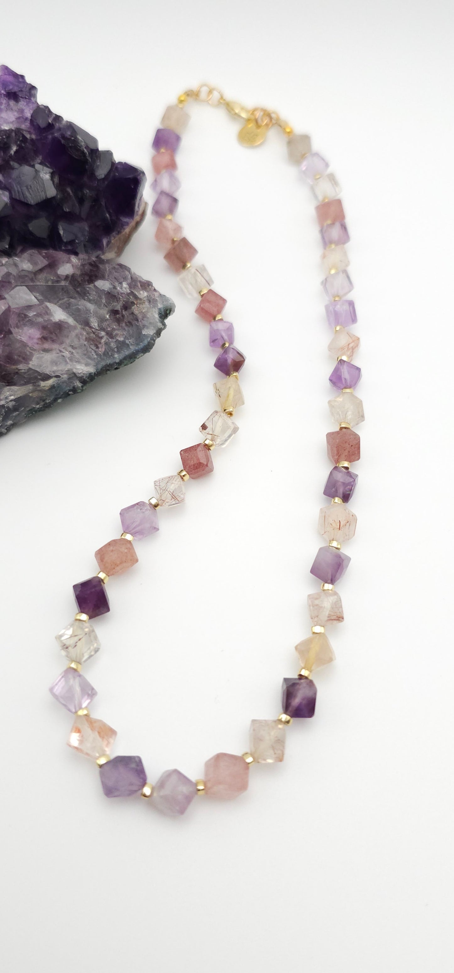 Square Quartz Necklace