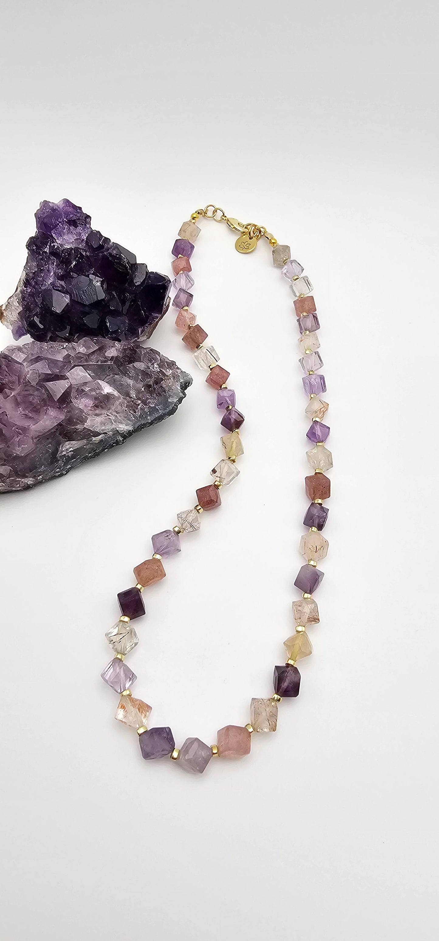 Square Quartz Necklace